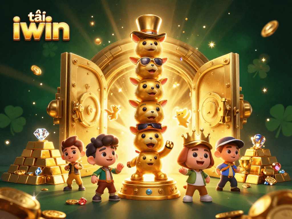 Spin the reels and win with tải iwin in this vibrant, interactive casino scene.