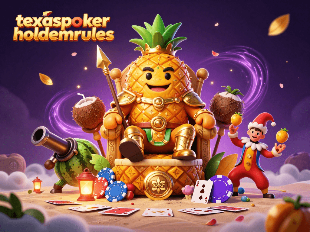 Engage in the thrilling world of texaspokerholdemrules with an exciting poker scene featuring vibrant characters and casino elements.