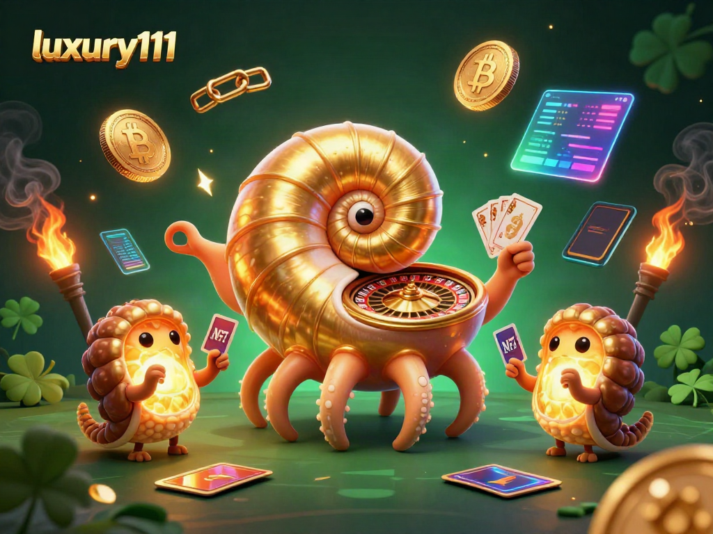 Experience thrilling gaming action with luxury111 through a captivating underwater-themed illustration.