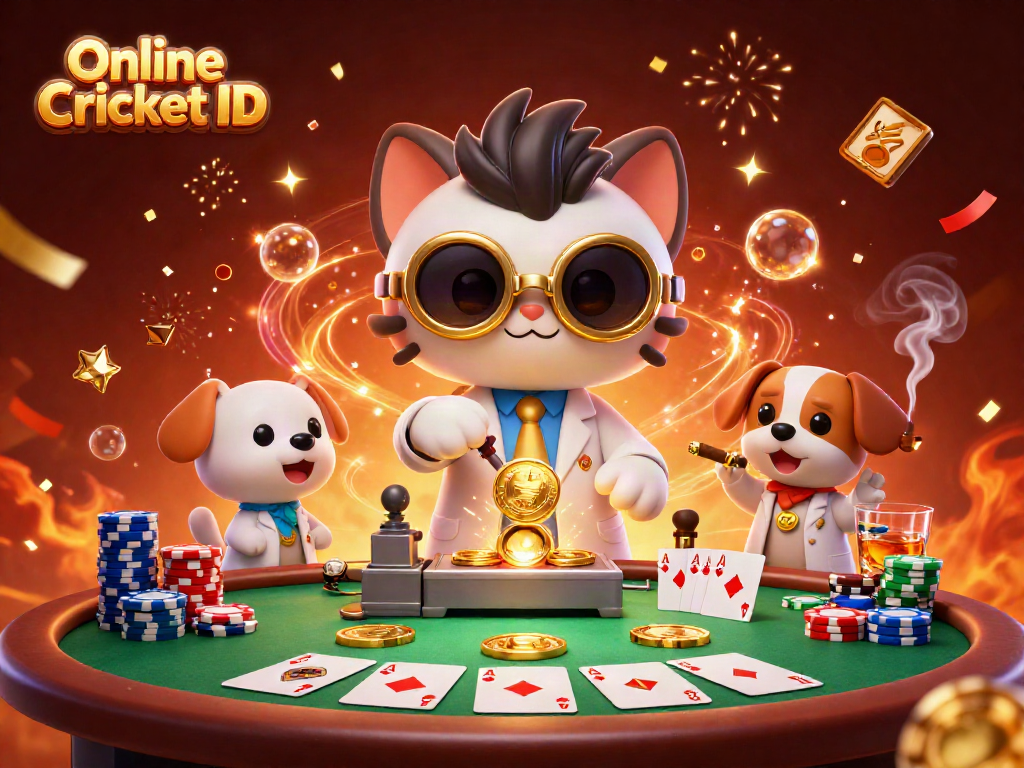 Engage in thrilling betting with a verified Online Cricket ID and vibrant casino elements.