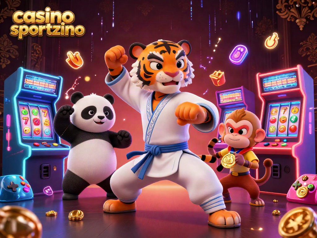 Experience jackpot thrills at casinos like Sportzino with creative gaming elements and lively characters.