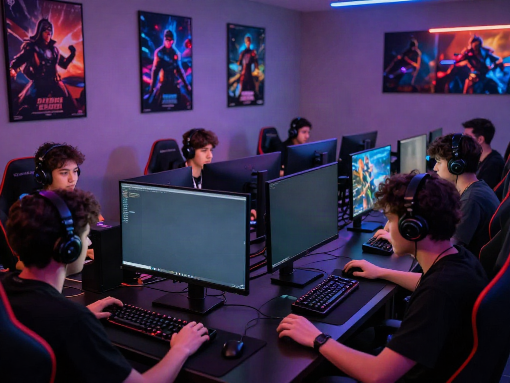Players enjoying an immersive gaming experience on batman138 in a vibrant, modern gaming setup.