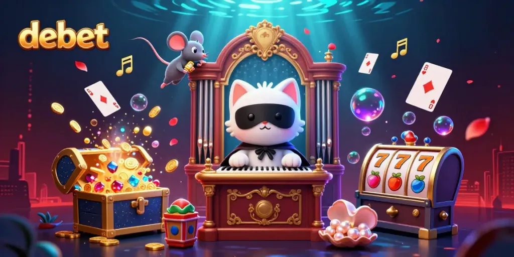 Experience rich casino action with debet featuring vibrant 3D characters and sparkling game elements.
