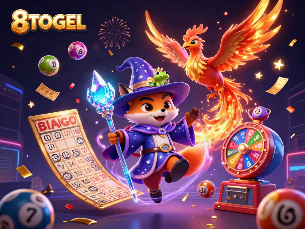 Engage in thrilling gameplay at 8TOGEL with vibrant lottery elements and mystical characters.