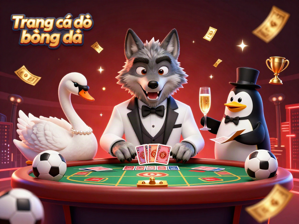 Engage in sports betting excitement with Trang cá độ bóng đá featuring vibrant characters and dynamic elements.