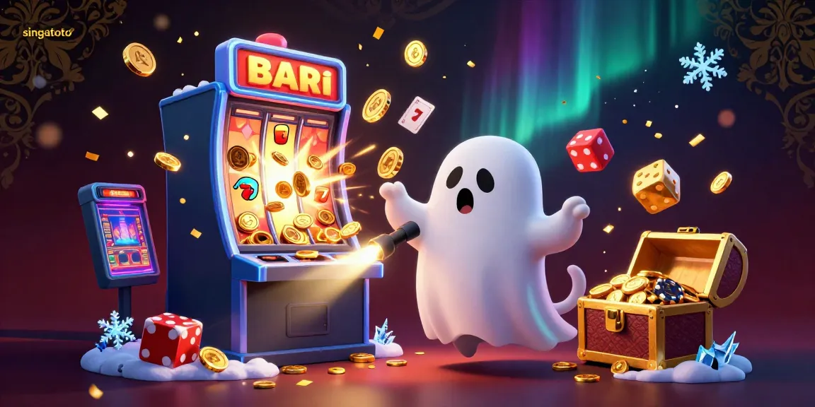 Engage with the thrilling world of singatoto casino games as a mischievous monkey juggles gold in a haunted atmosphere.