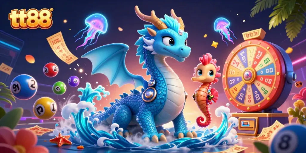 Experience thrilling games at tt88 with a vibrant casino scene featuring dynamic characters and elements.