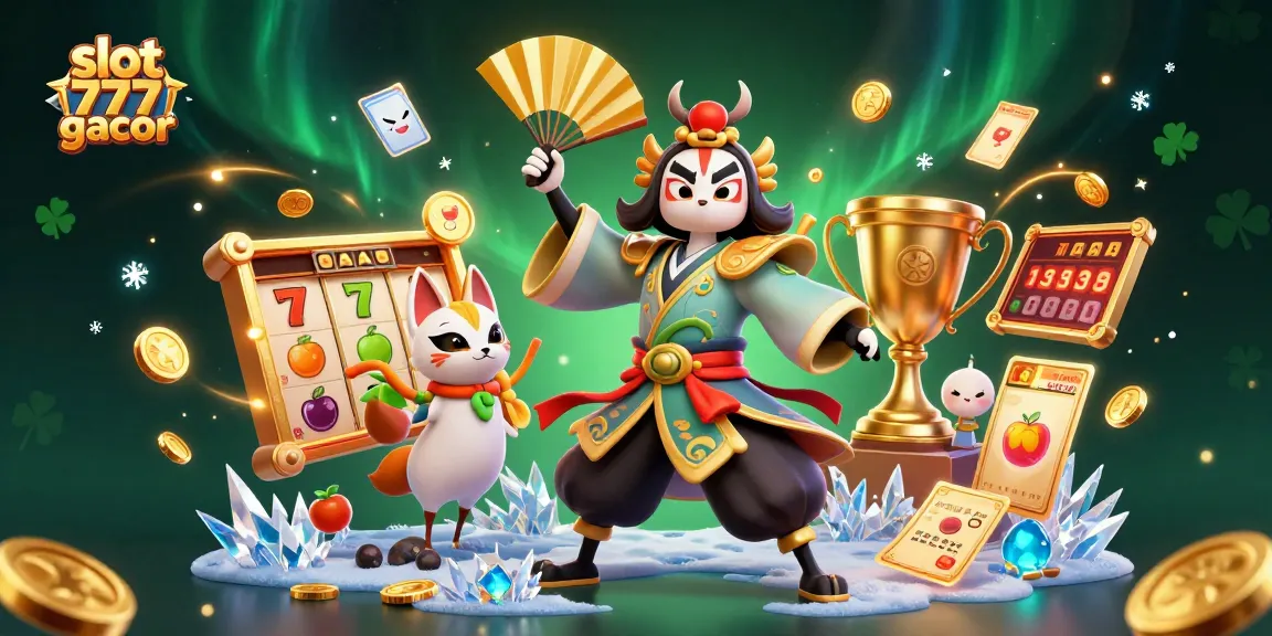 Experience slot 777 gacor with vibrant 3D characters, dynamic casino elements, and winning jackpots.