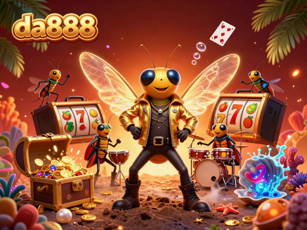 Experience thrilling gaming action with da888 in this vibrant casino scene full of excitement.