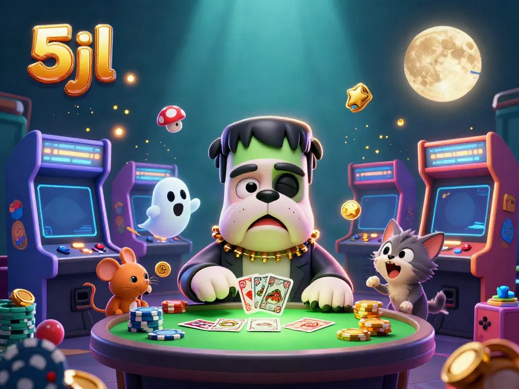 Experience thrilling gaming action with 5jl's unique casino characters and environments.