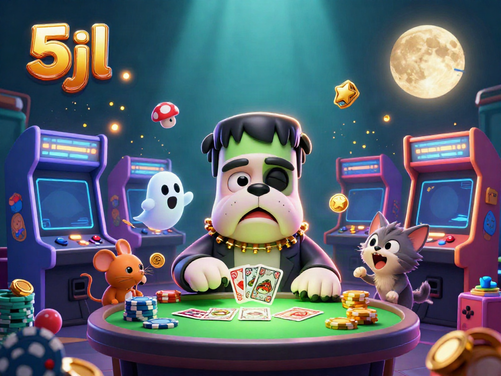 Experience thrilling gaming action with 5jl's unique casino characters and environments.