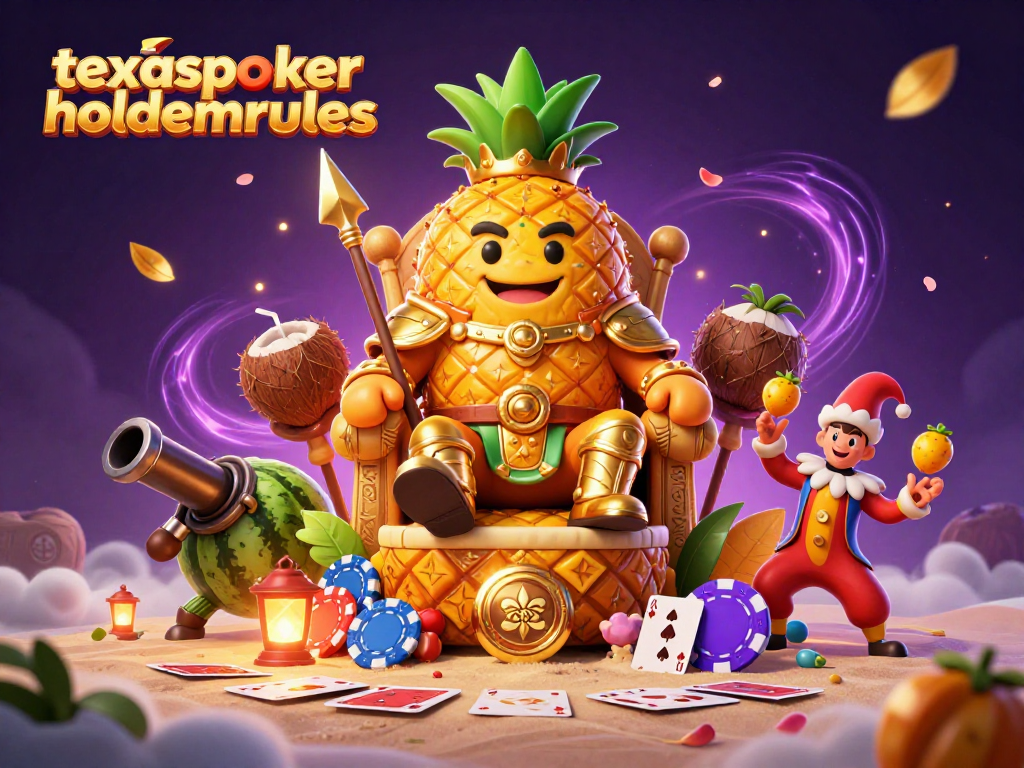 Engage in the thrilling world of texaspokerholdemrules with an exciting poker scene featuring vibrant characters and casino elements.