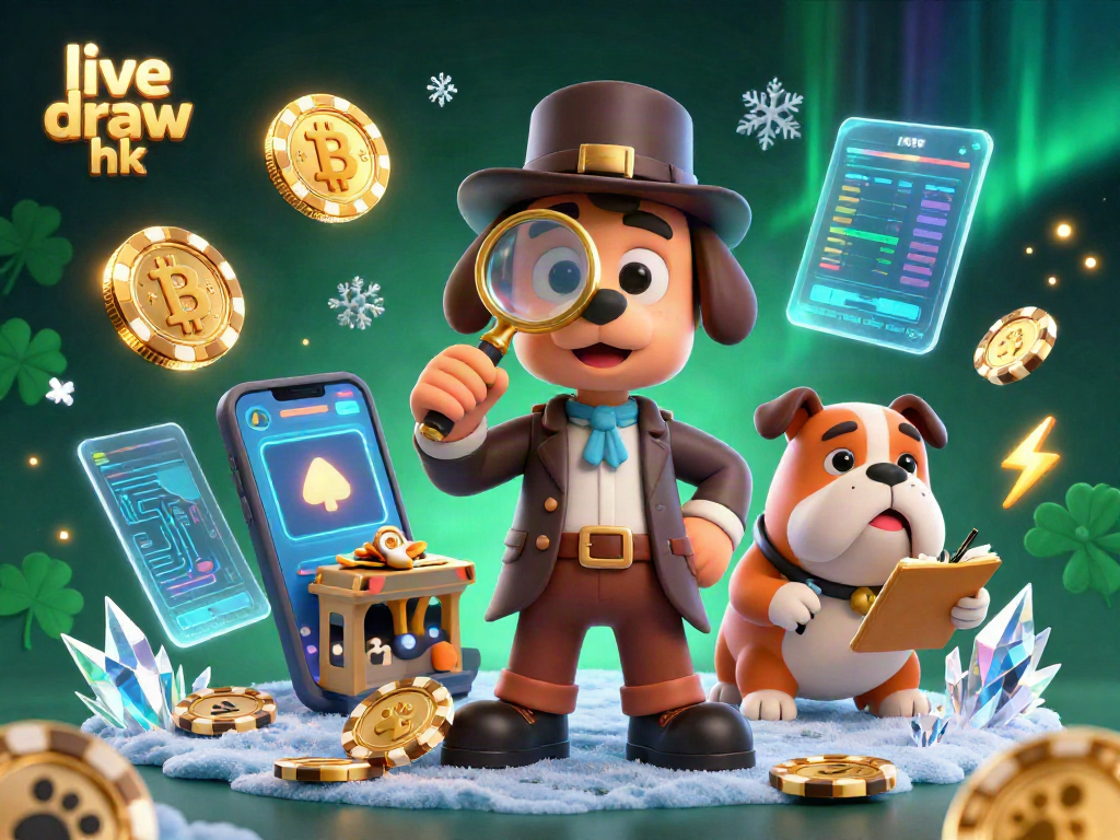Join the excitement of live draw hk as the detective investigates a golden poker chip clue with crypto elements.