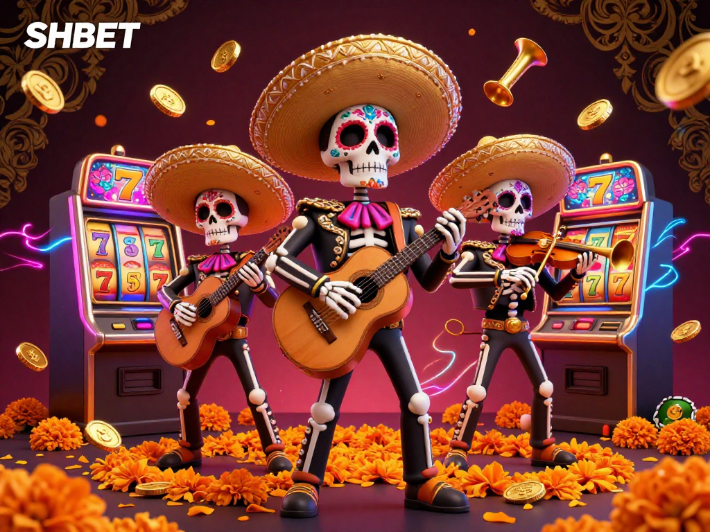 Play slots and win amazing rewards at SHBET with engaging 3D lottery illustrations.