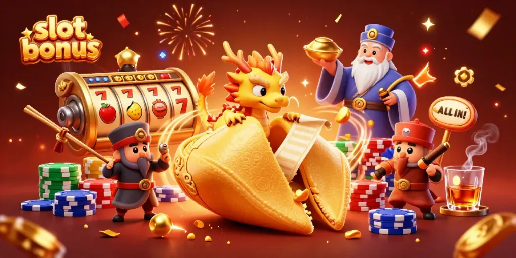 Engage with slot bonus excitement featuring lucky charms and dynamic casino elements.