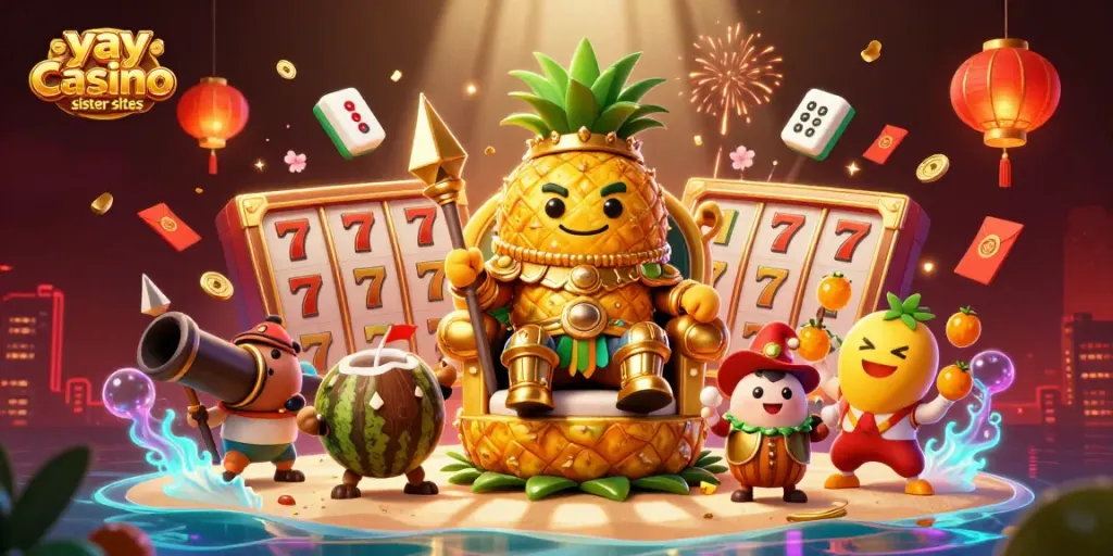 Experience excitement with yay casino sister sites featuring vibrant casino artwork and engaging game elements.